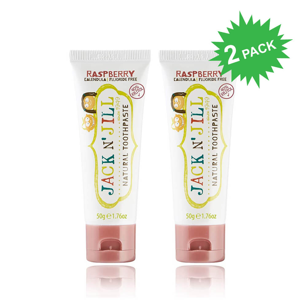 Jack n' Jill Natural Calendula Toothpaste- Raspberry