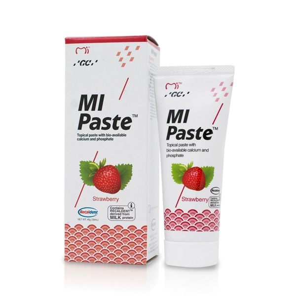 MI Paste toothpaste, 40g tube, Strawberry flavor Oral Health Guru