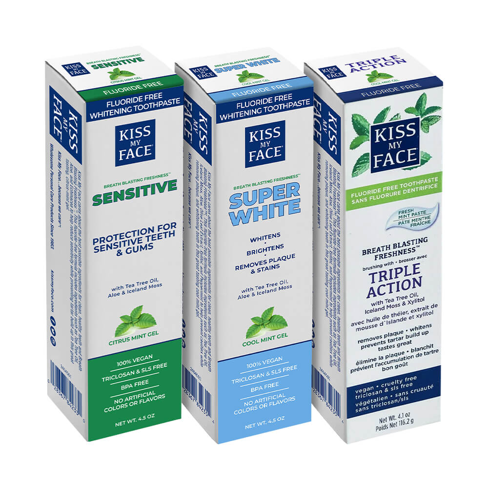 Kiss My Face Toothpaste Choose from 3 Treatment Formulas